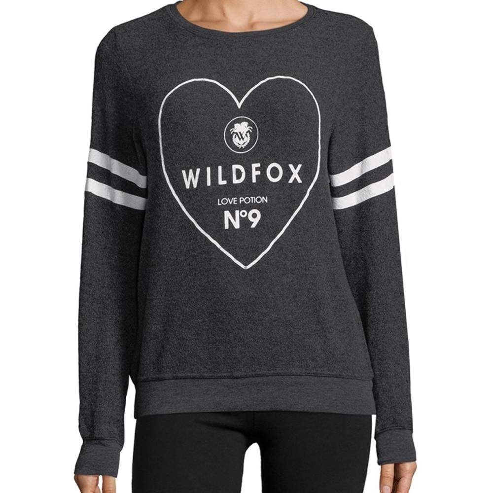 Wildfox Heart 💜 Logo Love Potion Sweater